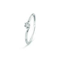 Anello Bliss Donna BL RUGIADA in Oro bianco Diamante 0.01 Ct 20101415 - 20101415